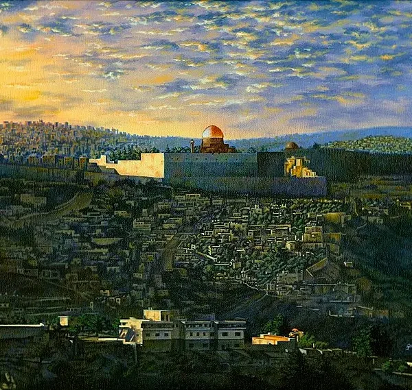 Jerusalem, the Coming Storm Oil Painting