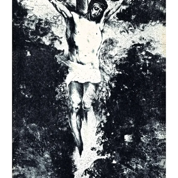Redemption (Jesus on Cross) Drawing in Bic Ink Pen