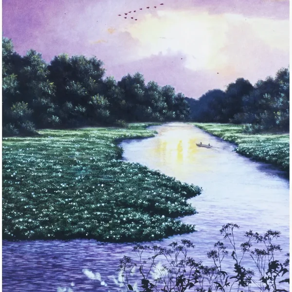 Wekiva River in Central Florida Oil Painting